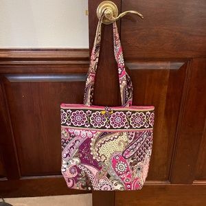 LIKE NEW Vera Bradley Medium Shoulder Tote